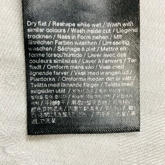 Samsoe Black Stripe Cotton Alpaca Crew Neck Sweater Size S - Picture 8 of 10